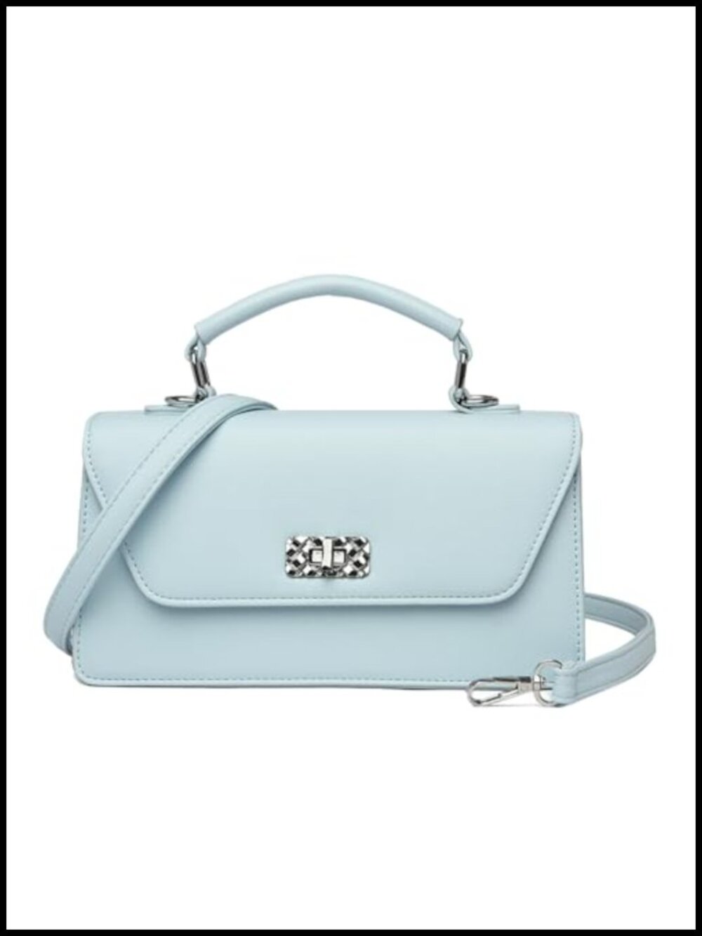 Leather Crossbody Bag Satchel Top Handle Handbag for Women